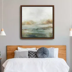 A Quiet Place Framed Canvas Art Print