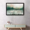 Abstract Foggy Marsh Framed Wall Art