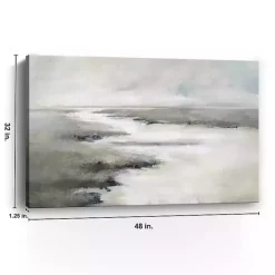 Abstract Marsh Canvas Art Print