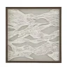 Abstract Rice Paper Framed Wall Plaque