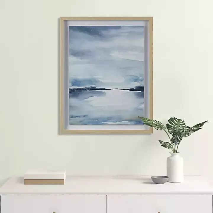 Abstract Sparkling Sea Framed Wall Art