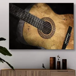 Acoustic Guitar Canvas Art Print