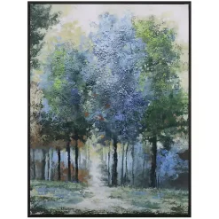 Afternoon Light Forest Framed Art Print