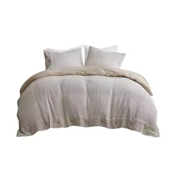 Alaya Ivory 3-pc. California King Waffle Duvet Set