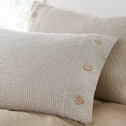 Alaya Ivory 3-pc. California King Waffle Duvet Set