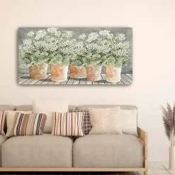 All In a Row II Floral Canvas Art Print