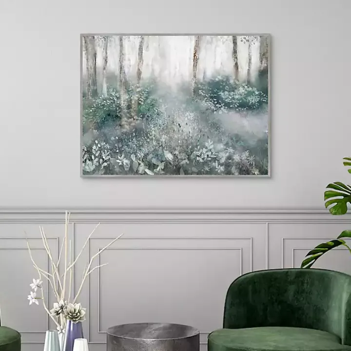 Allyson's Trail Framed Canvas Art Print