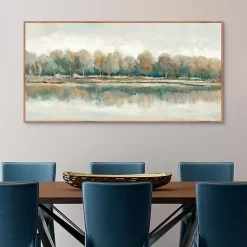 Along The Way I Framed Canvas Art