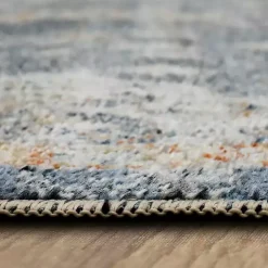 Amanda Anthracite Washable Area Rug, 9x6