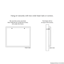 Americana Floral Bouquets Black Framed Art Print