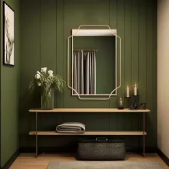 Amir Bronze Metal Wall Mirror