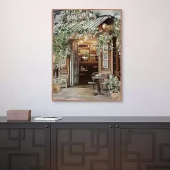 Annabella Parisian Bistro Framed Canvas Art Print