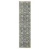 Anthracite Granary Floral Runner, 2x10