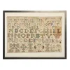 Antique ABC Sampler Framed Wall Art