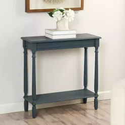 Antique Blue Wood Rachel Console Table