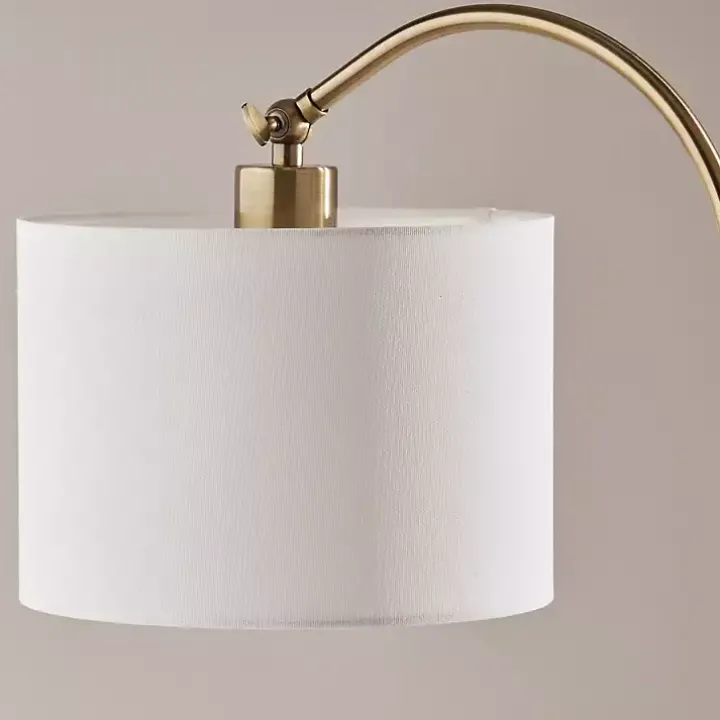 Antique Brass Arc Floor Lamp