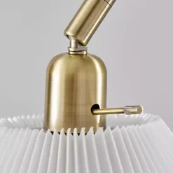 Antique Brass Curved Arch Floor Lamp