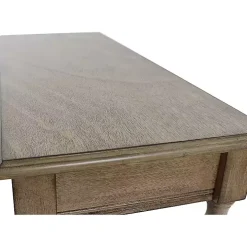 Antique Brown Rectangular Console Table