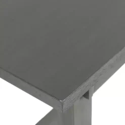 Antique Gray Wood Noah Bench