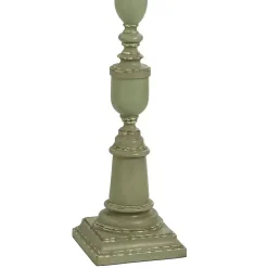 Antique Green Bourgault Floor Lamp