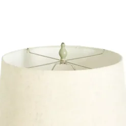 Antique Green Bourgault Floor Lamp