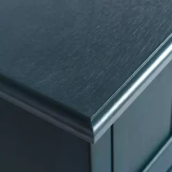 Antique Navy 3-Drawer Winnie Accent Table