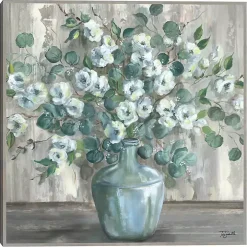 Apple Blossom Jug Framed Canvas Art