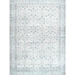 Aqua Rio Vintage Area Rug, 5x7