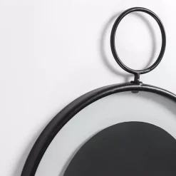 Arched Black Floral Framed Prints, Set of 2