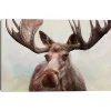 Artful Moose Canvas Art Print