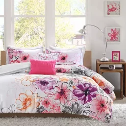 Ashley Floral Twin XL 4-pc. Comforter Set