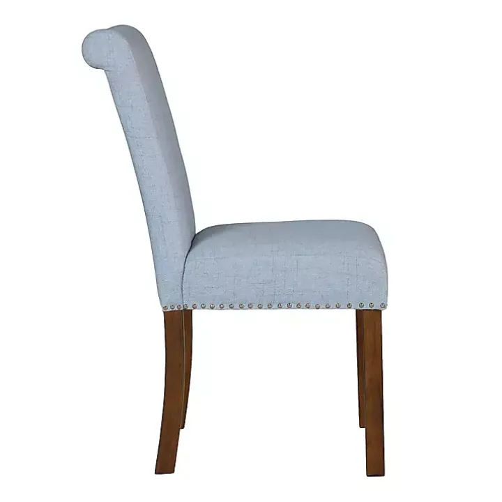 Aubrey Blue Upholstered 2-pc. Dining Chair Set