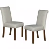 Aubrey Natural Upholstered 2-pc. Dining Chair Set