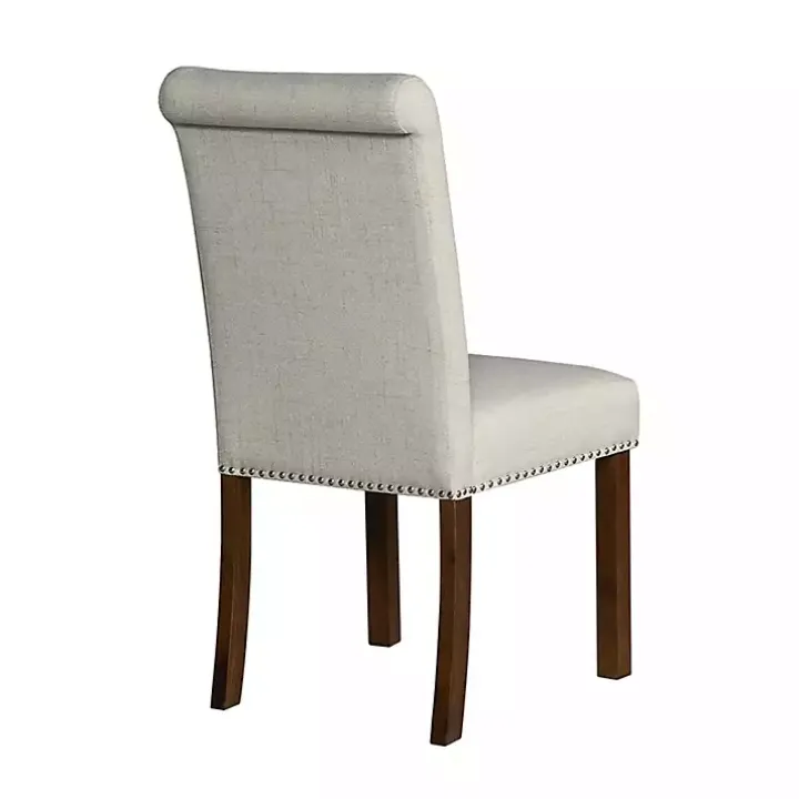 Aubrey Natural Upholstered 2-pc. Dining Chair Set