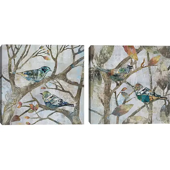 Autumn Flight Canvas Art Prints, Set of 2