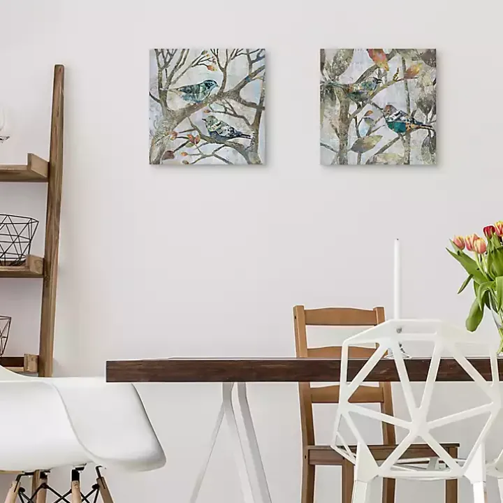 Autumn Flight Canvas Art Prints, Set of 2