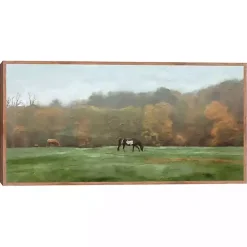 Autumn Grazers Framed Art Print