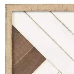 Ballez Geometric Wood Wall Plaques, Set of 3