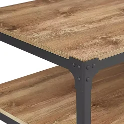 Barnwood Angle Iron Coffee Table
