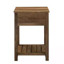 Barnwood Country Accent Table