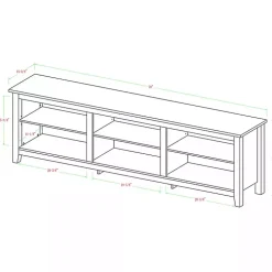 Barnwood TV Stand, 70 in.