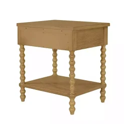 Beckett Camel Oak Wood Nightstand