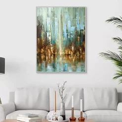 Before the Rain Framed Canvas Art Print