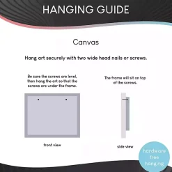 Beige Abstract Flowers Canvas Art Prints, Set of 2