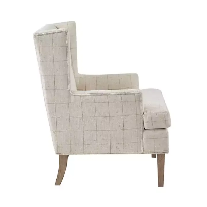 Beige Decker Martha Stewart Accent Chair