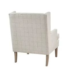 Beige Decker Martha Stewart Accent Chair