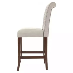 Beige Tufted Landon Counter Stools, Set of 2