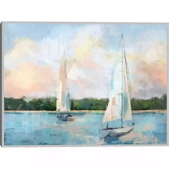 Best Day Ever Framed Canvas Art Print