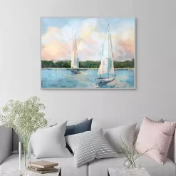 Best Day Ever Framed Canvas Art Print