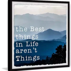 Best Things in Life Framed Wall Plaque